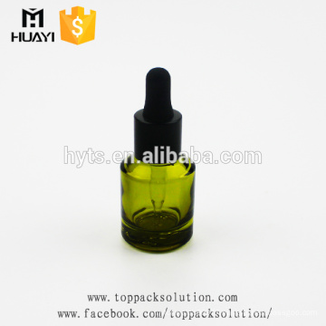 wholesale free samples,cosmetic green dropper essential oil glass bottles